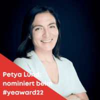 Petya Lund ist in diesem Janr für den Young Excellence Award nominiert!